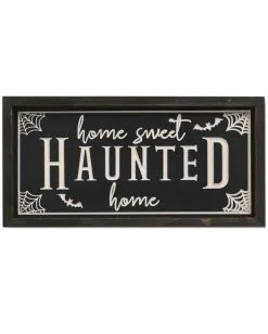 "Home Sweet Haunted Home" Halloween Wandbild 40cm