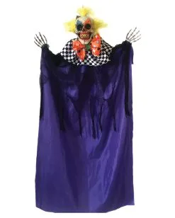 Lächelnder Killerclown Hängefigur 95cm