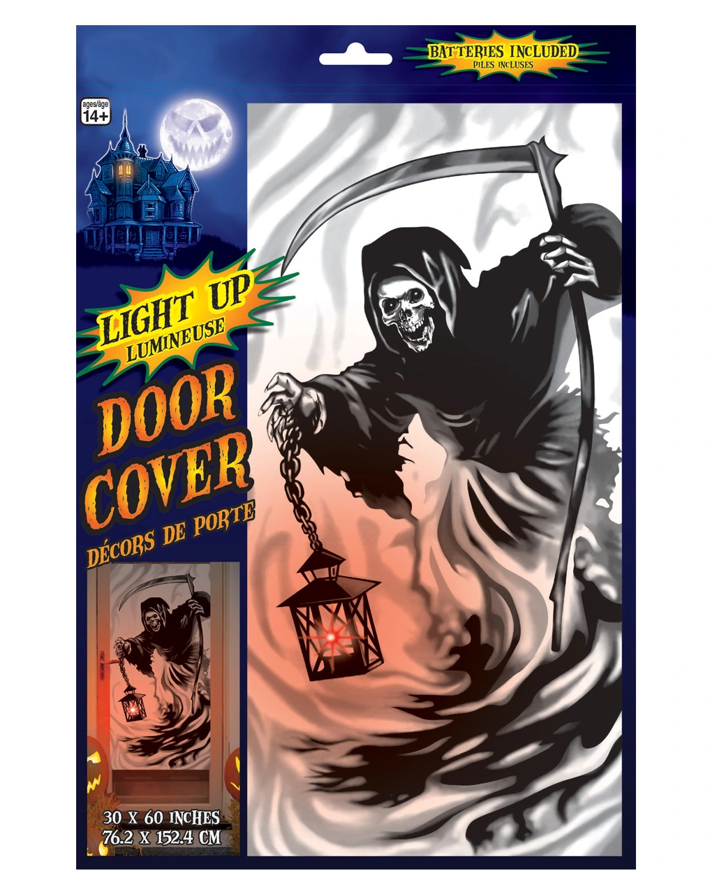 Grim Reaper Türfolie Mit LED Licht – Bild 2